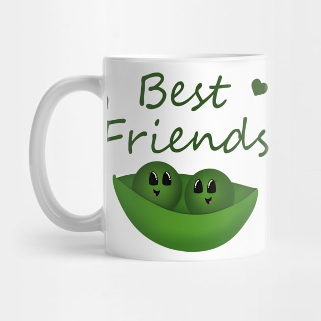 Best Friends - Peas in a Pod by PandLCreations